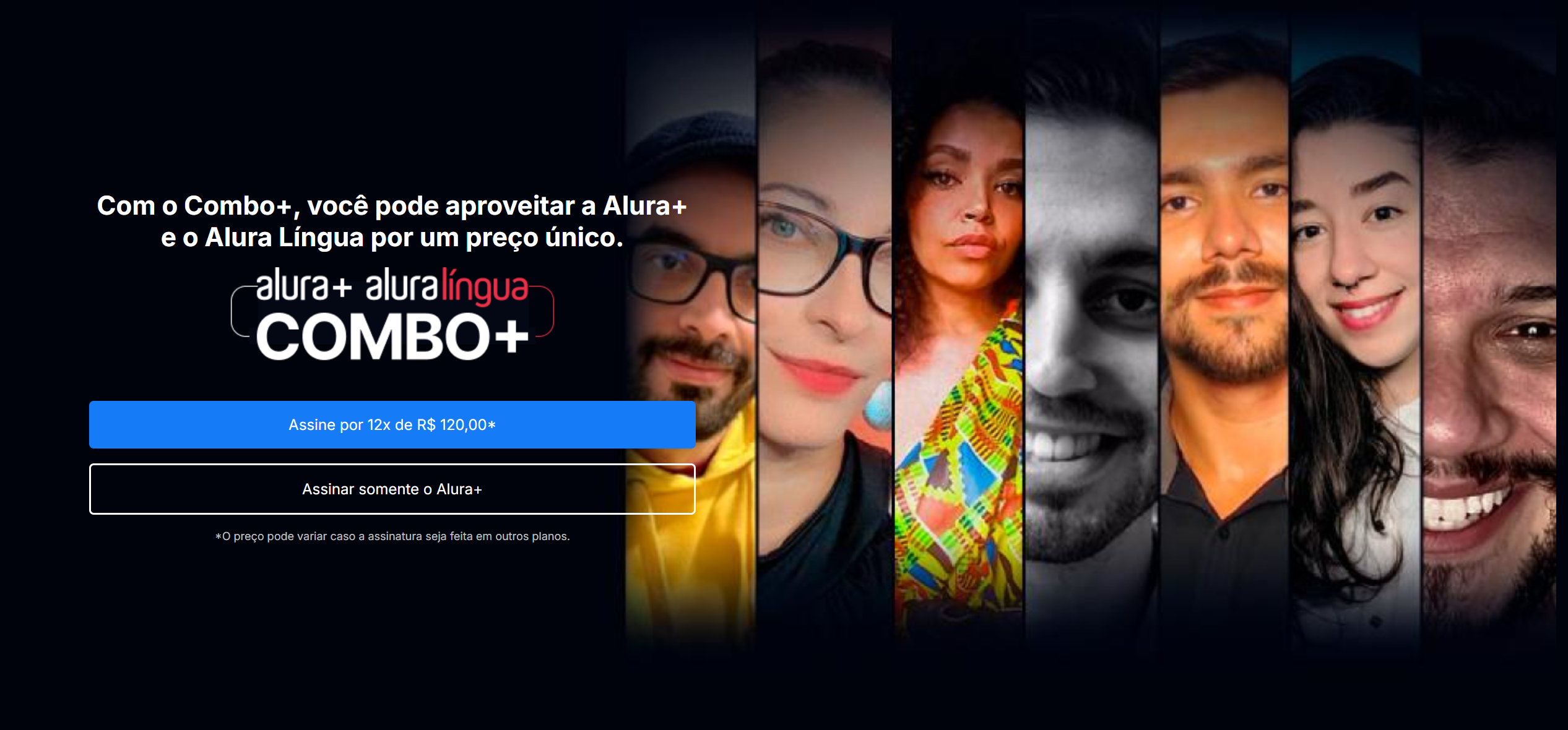 Landing page Aluraplus